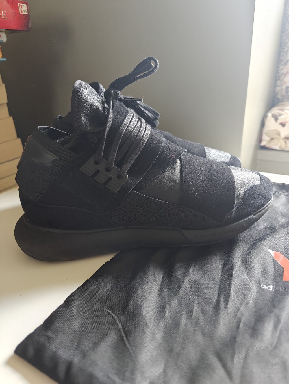 ADIDAS X YOHJI YAMAMOTO Y-3 Qasa High Luxe Triple Black Men's Shoes